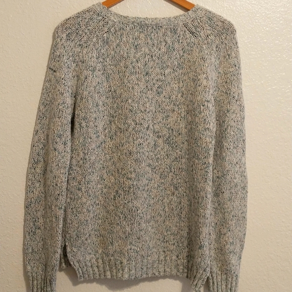 Forever 21 Contemporary Collection Speckled Blue & Gray Sweater Size L - Picture 4 of 5